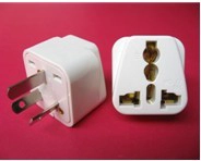 Universal To IEC320 Travel Plug Adapter For Computer With Ground Pin SE-UA320