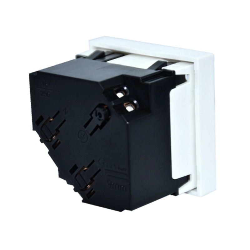 Prise de courant alternatif standard européen de style allemand, blanc Prise intégrée Prise modulaire pdu
