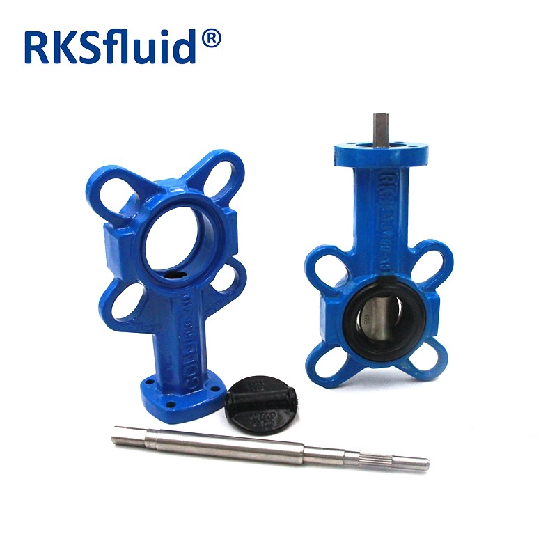 China 3 lever butterfly valve wafer type butterfly valve assembly manufacturer