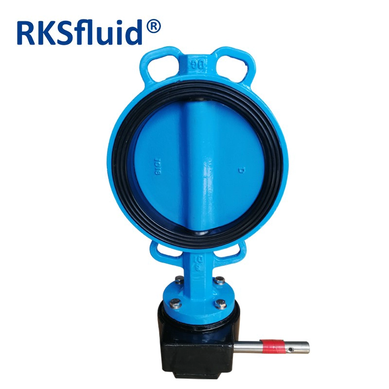 China Butterfly Valves Wafer Gear Type Hand Manual Butterfly Large Size Butterfly Valve manufacturer
