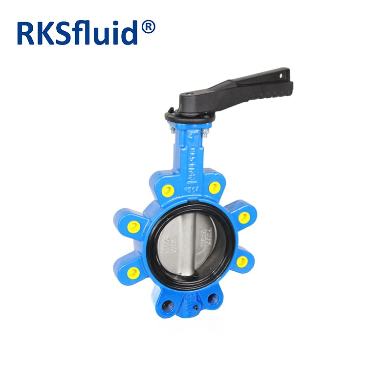 Китай Дроссельная заслонка DN100 LUG эпоксидная, нейлоновая, Halar, NR, NBR, EPDM, Viton, Sillione, 316Handlever производителя