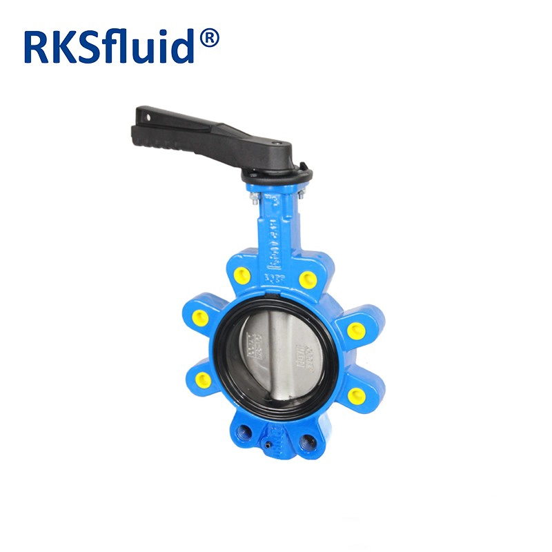 Китай Дроссельная заслонка DN100 LUG эпоксидная, нейлоновая, Halar, NR, NBR, EPDM, Viton, Sillione, 316Handlever производителя