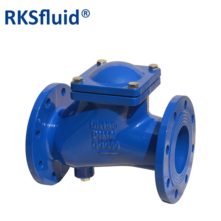 中国 DIN Non Return Valve Ductile Iron Normal温度PN16 DN150スレンジフランジエンドボールチェックバルブ用水オイルガス メーカー