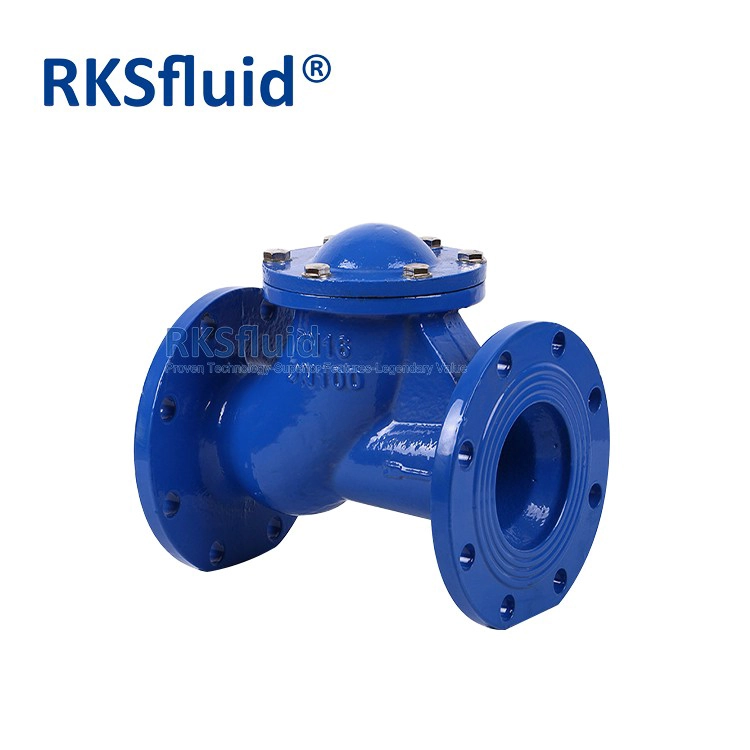 China DN100 DN200 DUCTILE CASTILHO TIPO DE BOLA DE BORRAÇÃO DE RECAR FLANGE FLANGE PN6 PN10 PN16 Para esgoto fabricante