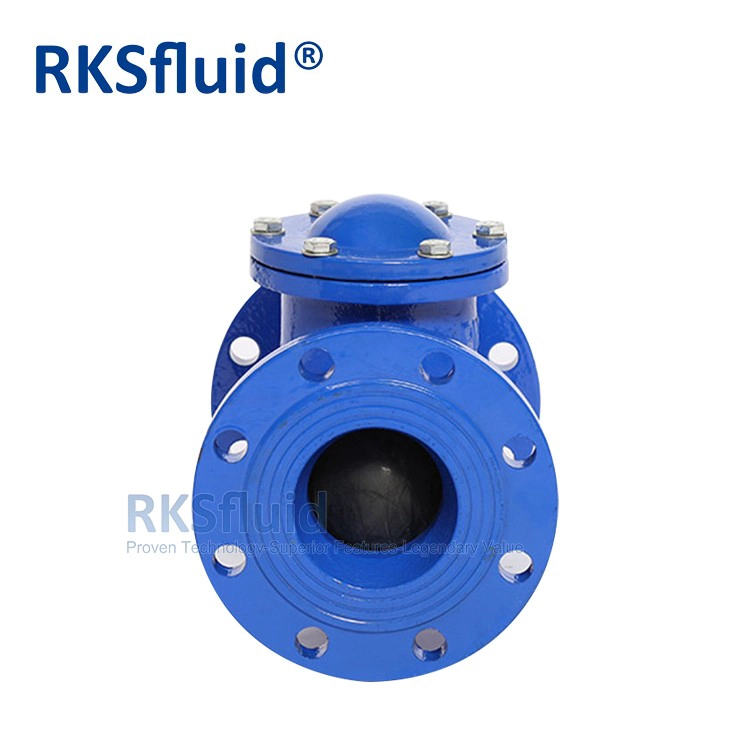 China DN100 DN200 DUCTILE CASTILHO TIPO DE BOLA DE BORRAÇÃO DE RECAR FLANGE FLANGE PN6 PN10 PN16 Para esgoto fabricante