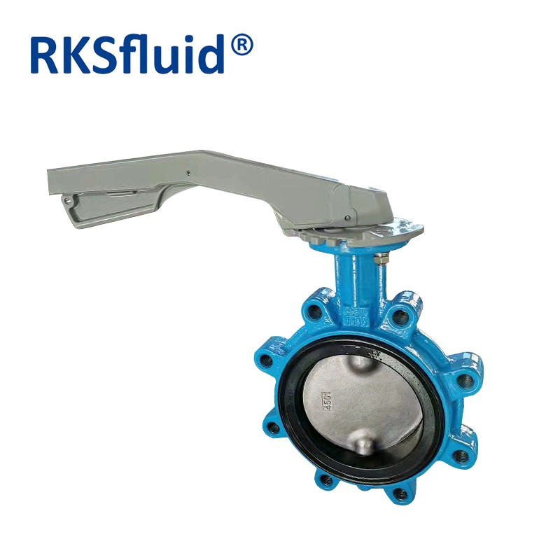 China DN200 PN16 EPDM Irrigation system flange butterfly valve CF8M lug type butterfly valve manufacturer