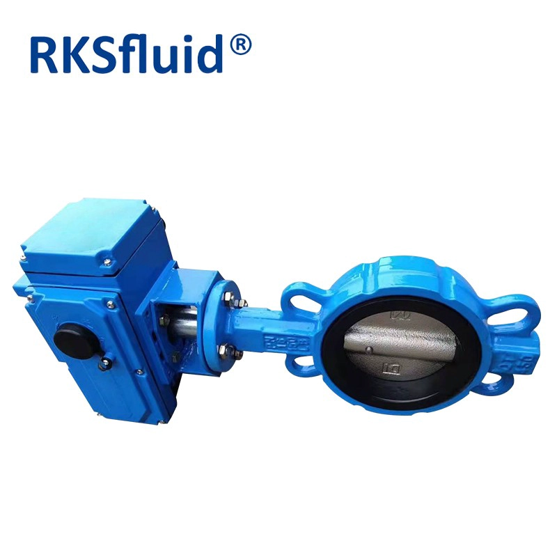 China Double Acting Pneumatic Actuator SS316 Disc EPDM Seated Wafer Type Control Butterfly Valve 150lbs 4inch manufacturer