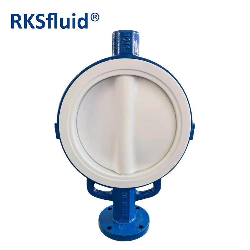 Китай JIS10K CF8M Пластин Тип PTFE клапана бабочки PN10 PN16 для очистки сточных вод производителя