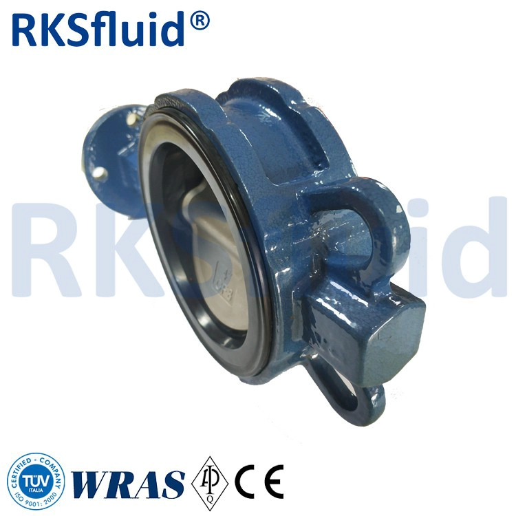China Manual operation lug type butterfly valve with hand lever or gearbox for water oil pipeline manufacturer