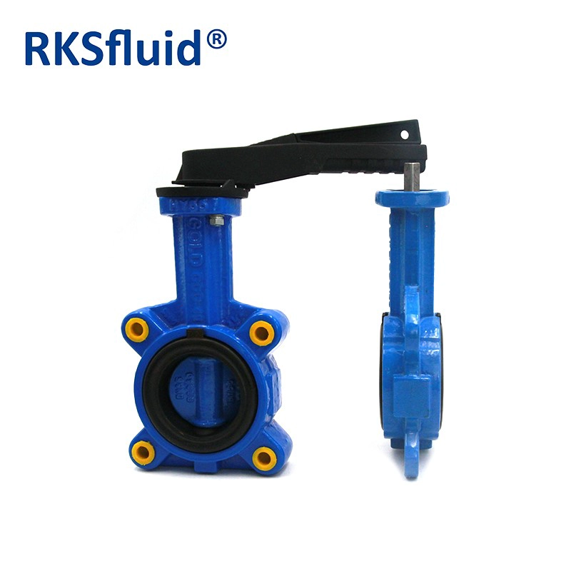 China Manufacturing CI body DI disc DN40 to DN2000 wafer type butterfly valve manufacturer