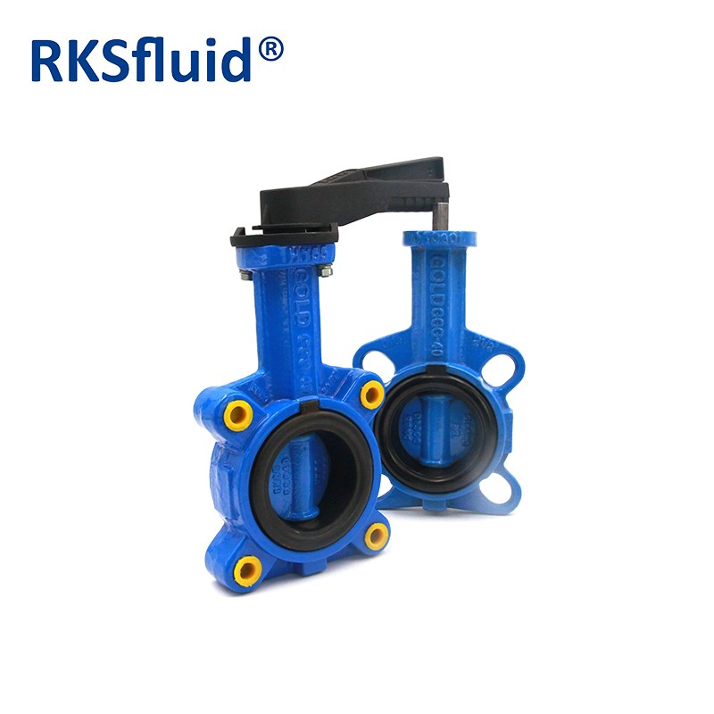 China Manufacturing CI body DI disc DN40 to DN2000 wafer type butterfly valve manufacturer