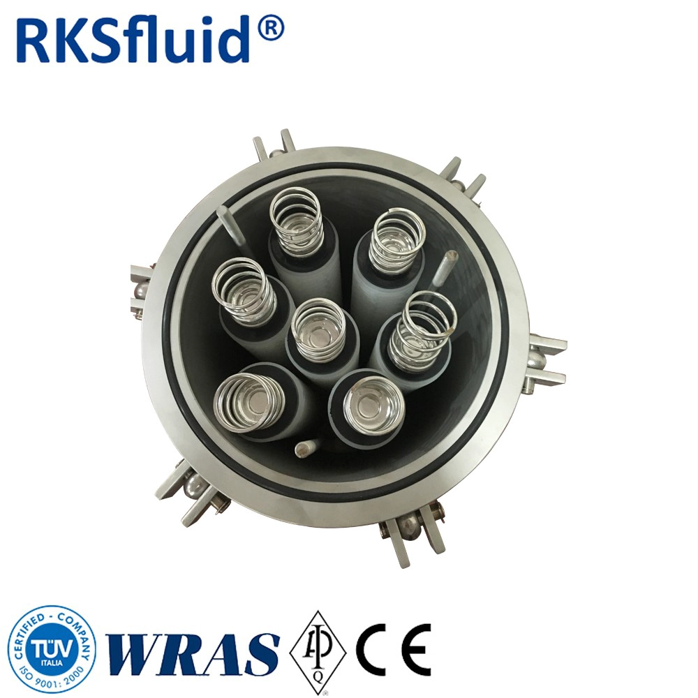 Chine Filtre à cartouche multiple Système de filtration en acier inoxydable SS316L fabricant