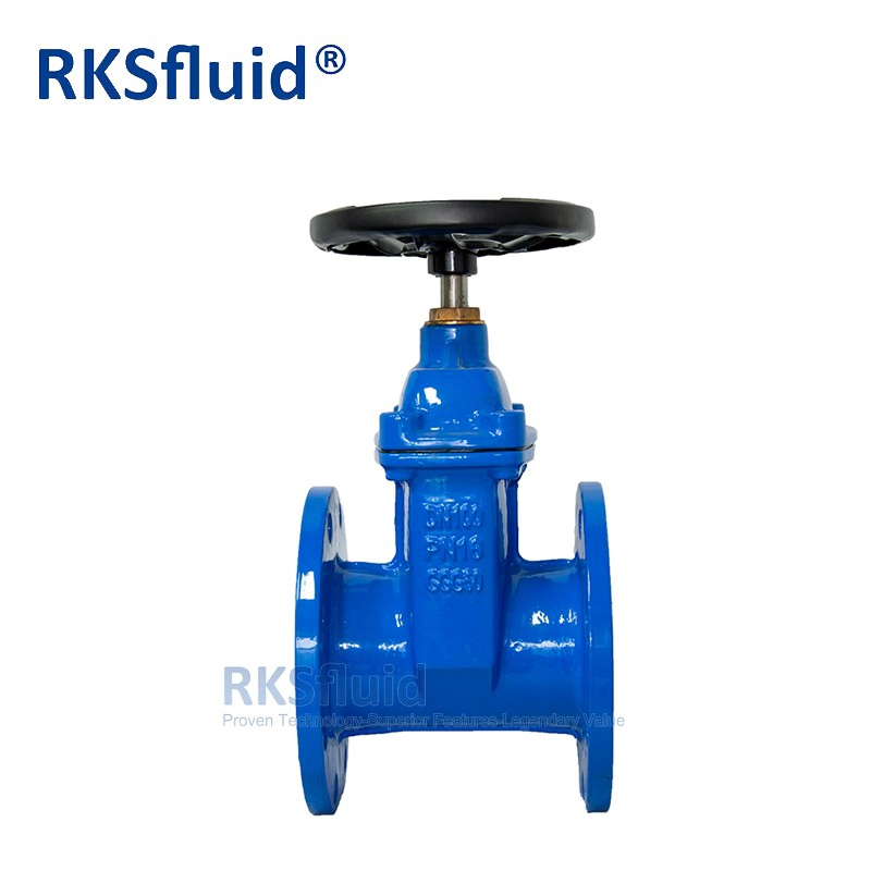 China PN10 PN16 water gate valve price AWWA C515 C509 flange type cast iron resilient seated gate valve manufacturer
