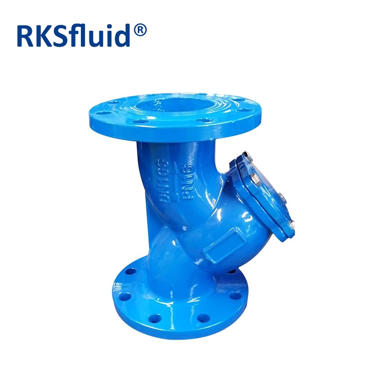 porcelana RKSfluid Válvula china sin retorno Válvulas de retención de la bola del extremo de la brida de hierro PN16 DN100 para aguas residuales fabricante