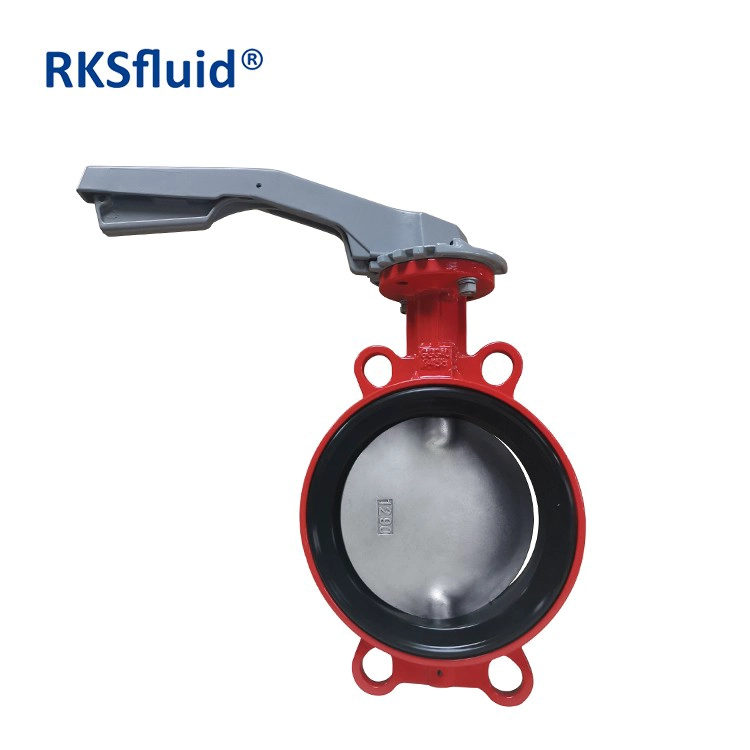 الصين RKSfluid مصنع رافعة يدوي تديره خطوة نوع فراشة صمام الصانع