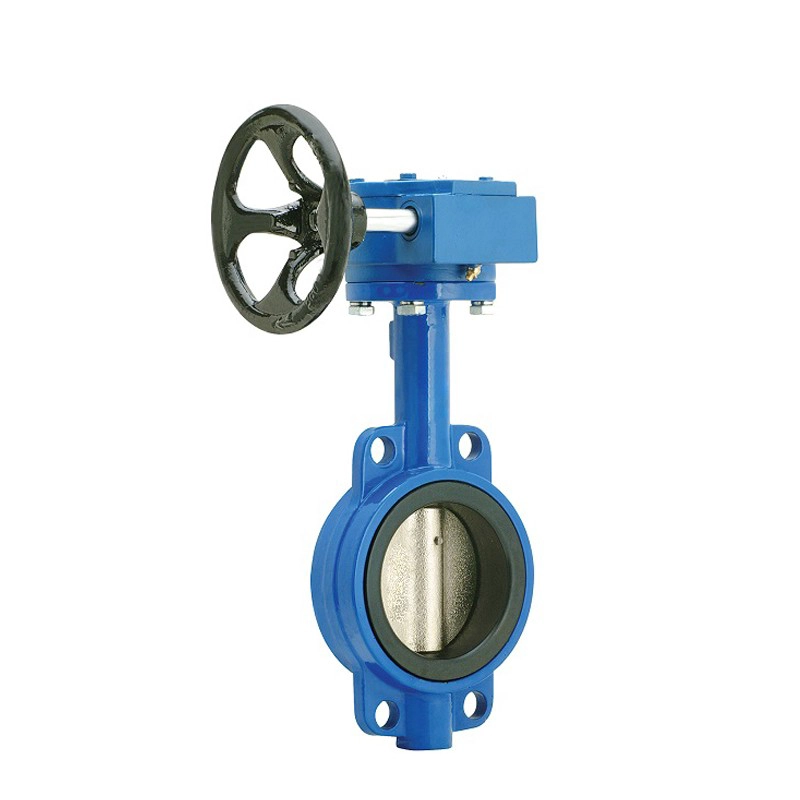 China RKSfluid worm gear hand bar butterfly valves 4 inch butterfly valve wafer type butterfly valve manufacturer price manufacturer