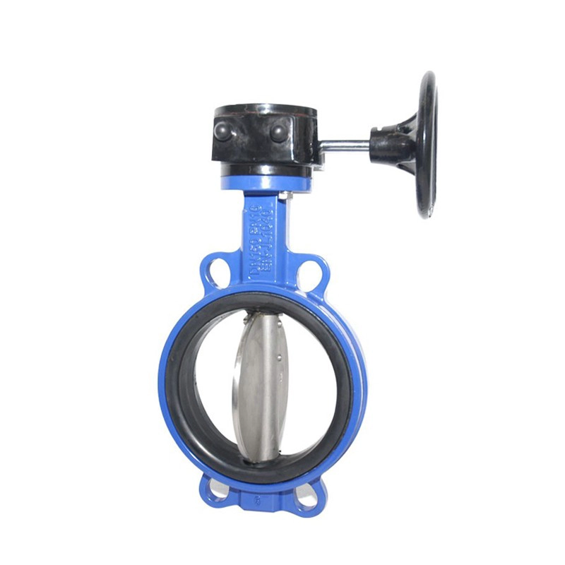 China RKSfluid worm gear hand bar butterfly valves 4 inch butterfly valve wafer type butterfly valve manufacturer price manufacturer