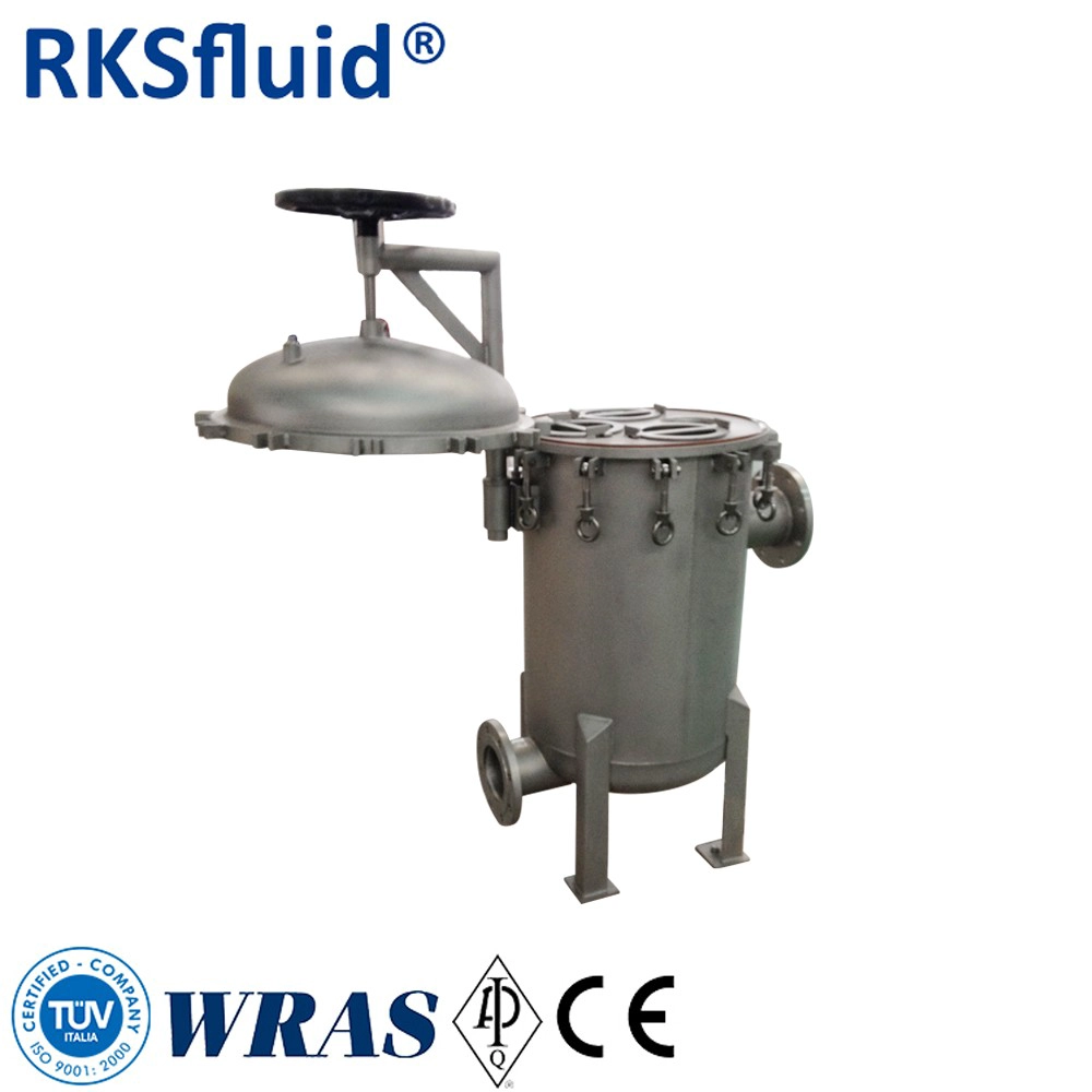 China Edelstahl SS316 Wasseraufbereitung Taschenfiltersystem Hersteller