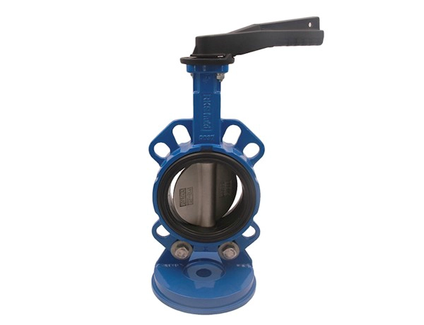 Butterfly valve with gearbox and handwheel