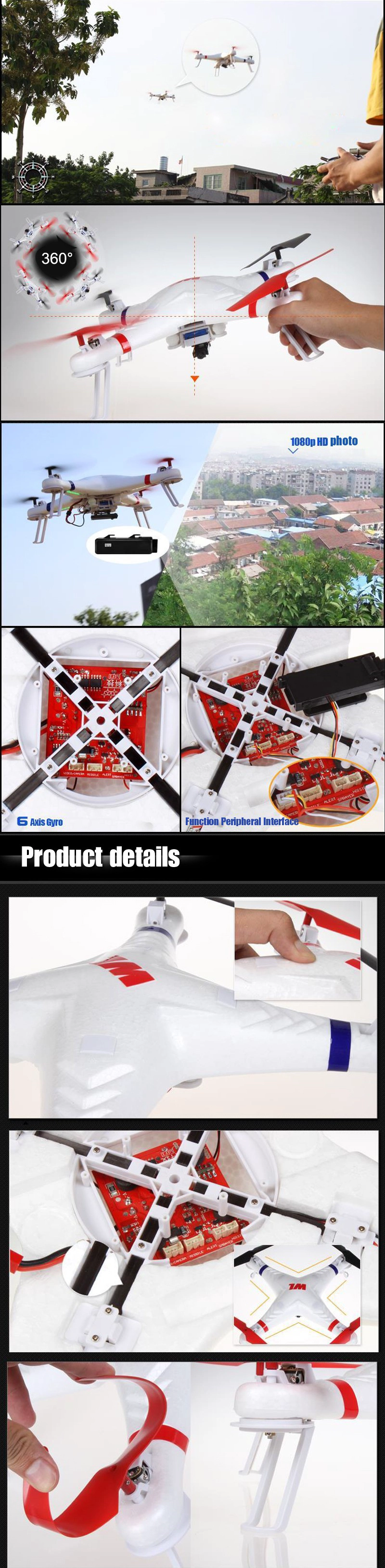 RC quadcopter,2.4G,4ch rc quadcopter,6 axis gyro,WLtoys,WLtoys toys,V353,Headless Mode