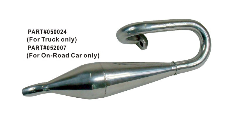 1/5 Scale Aluminum Polished Exhaust Pipe 050024/052007,High Quality 1/5 Scale Aluminum Polished Exhaust Pipe,CHINA TOPWIN INDUSTRY CO.,LTD