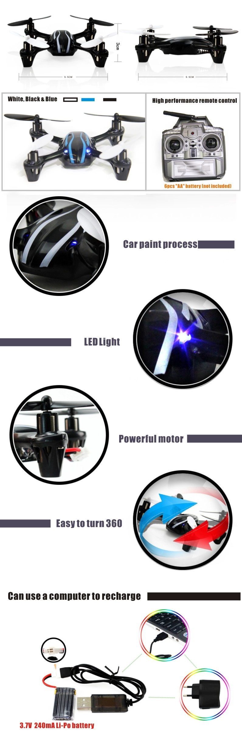 RC Quadcopter & Mini UFO