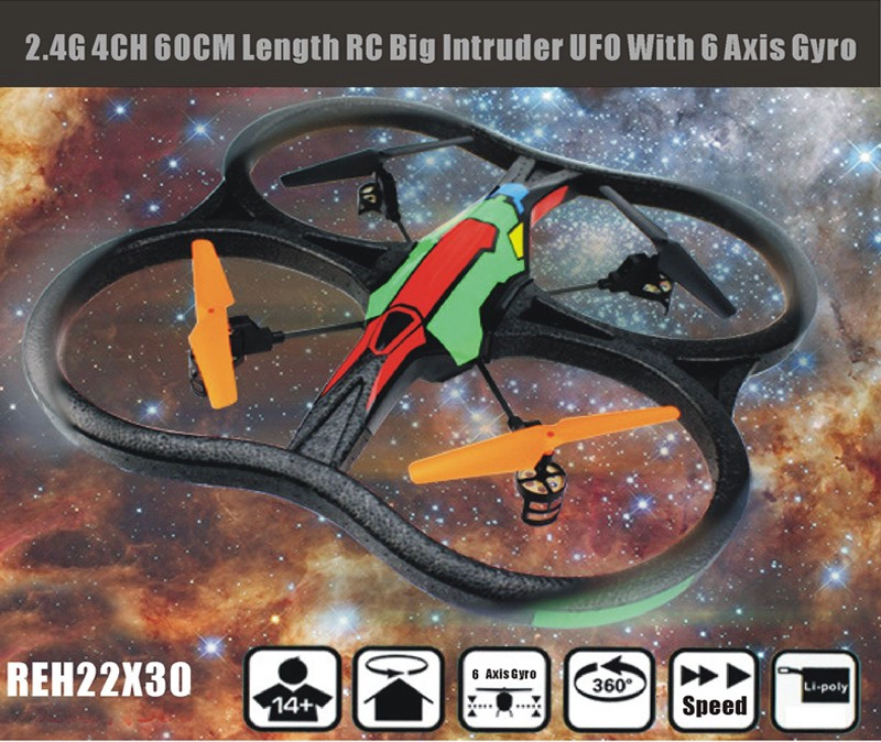 6 axis Quadcopter,2.4G,Large size quadcopter,RC Quadcopter