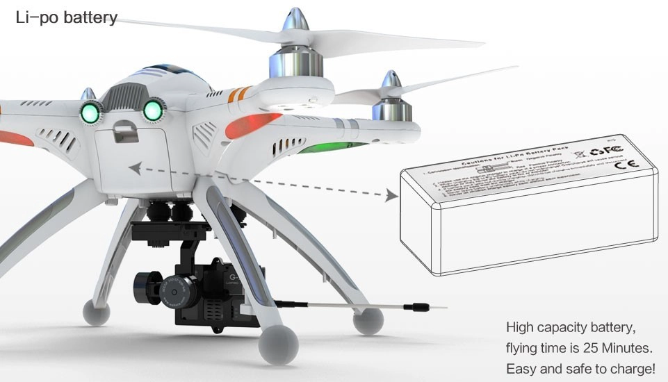 Walkera QR X350 PRO - GPS FPV RC Quadcopter With DEVO F7