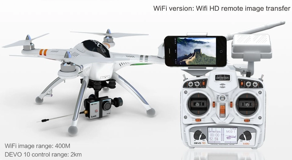 Walkera QR X350 PRO - GPS FPV RC Quadcopter With DEVO F7