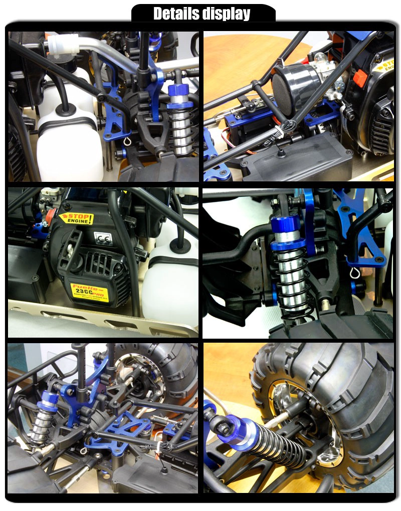 1/5 scale 26cc GAS powered off-road Monster Truck TPGT-0550,High Quality,RC Model Car,1/5 car,RC Nitro Car,Monster Truck,gas powered car,off-road Monster Truck,From Supplier or Manufacturer,CHINA TOPWIN INDUSTRY CO.,LTD