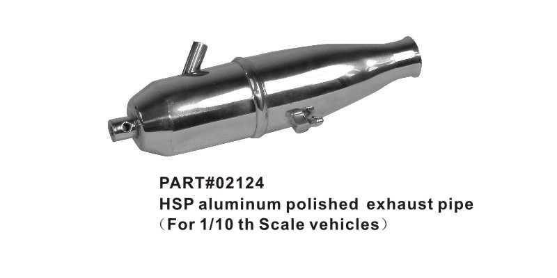 1/10 Scale Aluminum Polished Exhaust Pipe 02124,High Quality 1/10 Scale Aluminum Polished Exhaust Pipe,Aluminum Polished Exhaust Pipe,CHINA TOPWIN INDUSTRY CO.,LTD