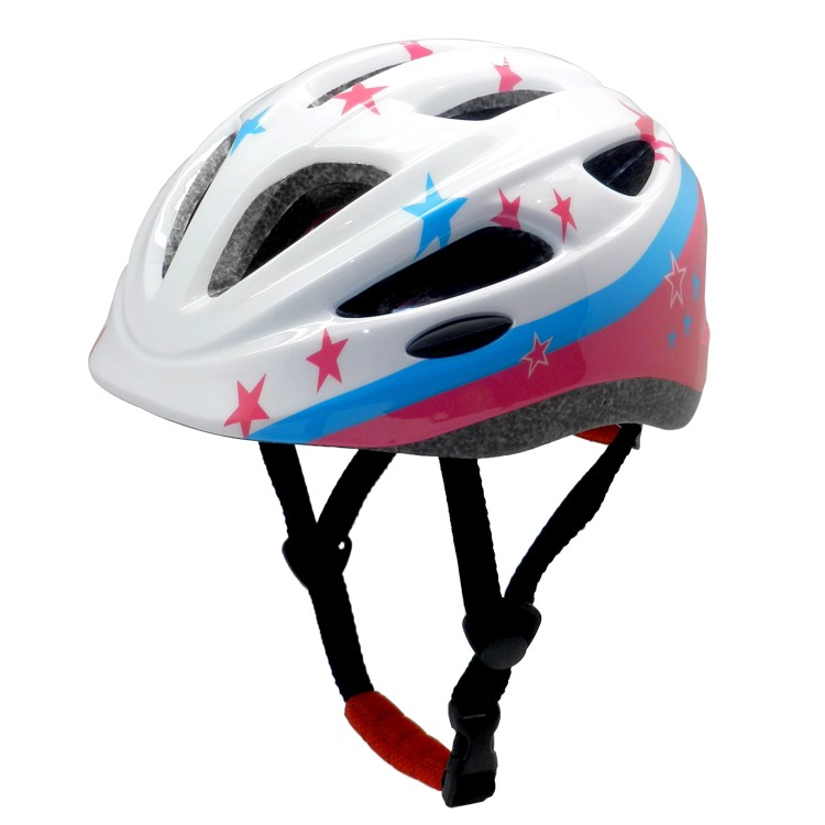 Kid bike helmet with led light