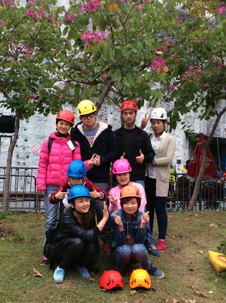 rock climbing helmet