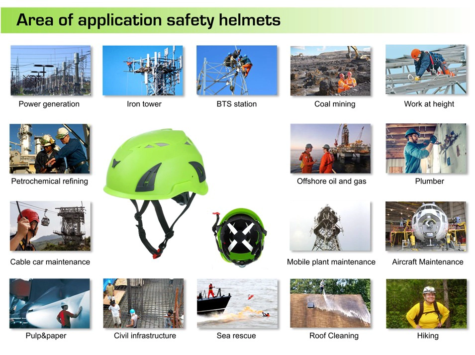 Tree Care Operations worker helmet