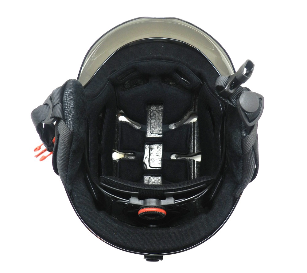 ski helmet with visor