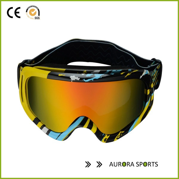 New Professional Double Lens Goggles Anti-fog Big Unisex multicolor cross-country goggles QF-M301