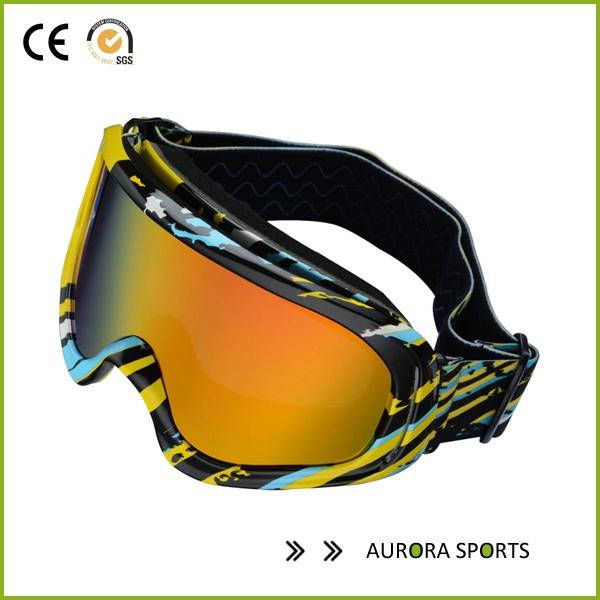 New Professional Double Lens Goggles Anti-fog Big Unisex multicolor cross-country goggles QF-M301