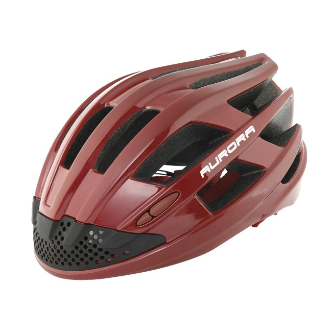 2016 Nuevo casco de diseño de la bicicleta con los aficionados Intergrated y luz LED