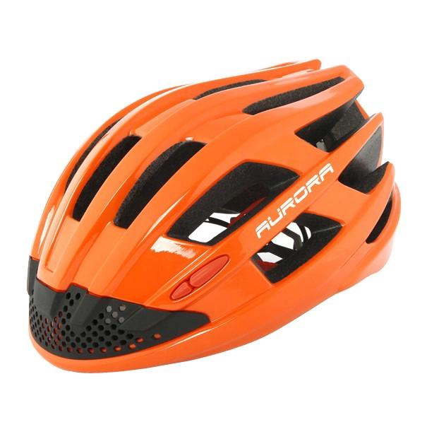 2016 Nuevo casco de diseño de la bicicleta con los aficionados Intergrated y luz LED