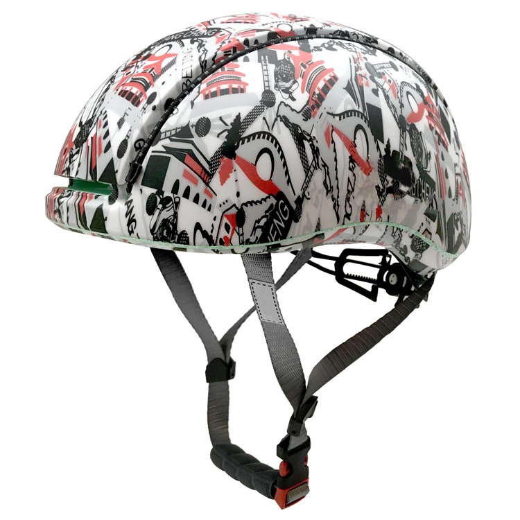 2017 New arrival bicycle helmet with removable rain cover & visor