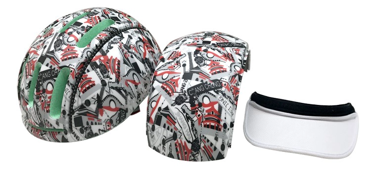 2017 New arrival bicycle helmet with removable rain cover & visor