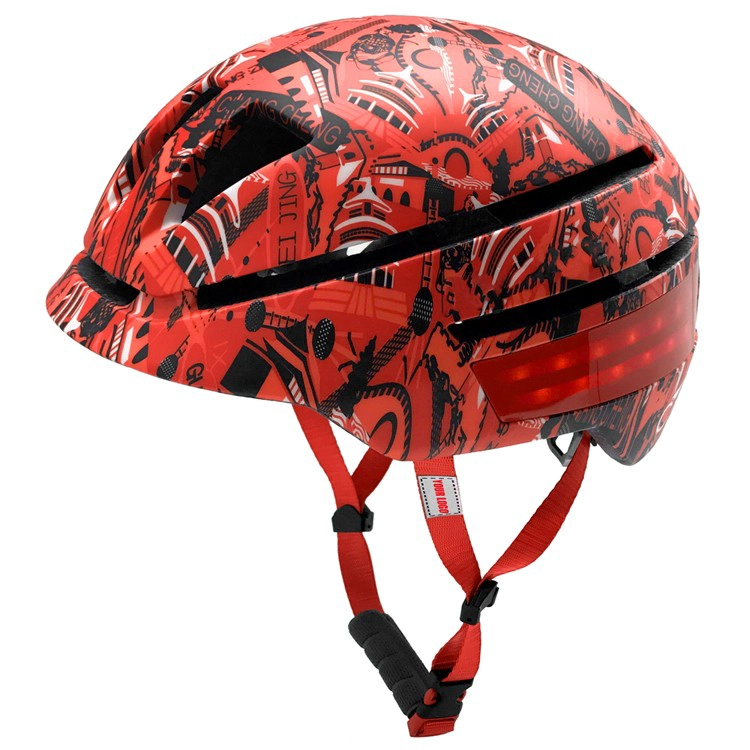 China China Built-in Modular Design LED Lighting Smart Helmet AU-R9 manufacturer