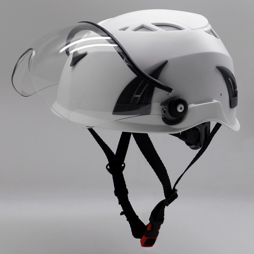 Customized Multicolored ABS Shell Petrochemical Refinery Worker PPE Safety Helmet AU-M02 With Visor with CE approved