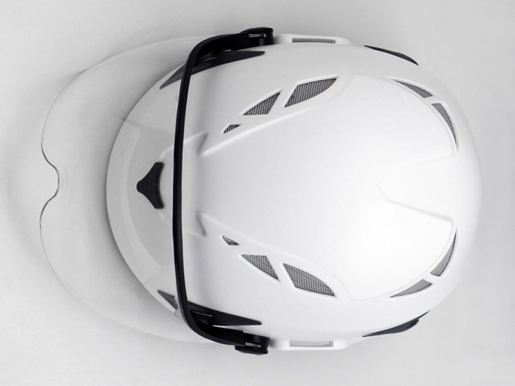 Customized Multicolored ABS Shell Petrochemical Refinery Worker PPE Safety Helmet AU-M02 With Visor with CE approved