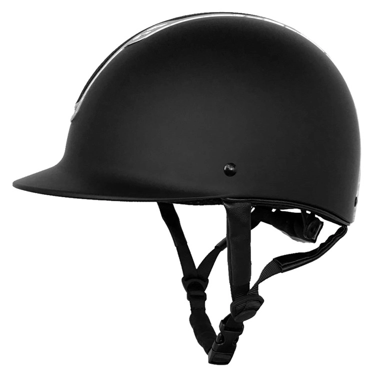 Casque d'équitation de sécurité durable, casque de cavalier avec visière