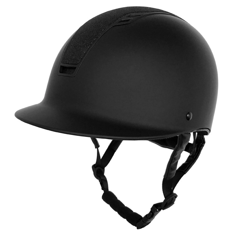 Casque d'équitation de sécurité durable, casque de cavalier avec visière
