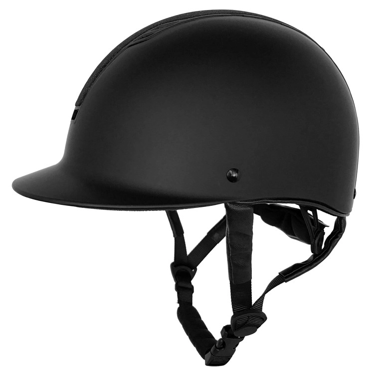 Casque d'équitation de sécurité durable, casque de cavalier avec visière