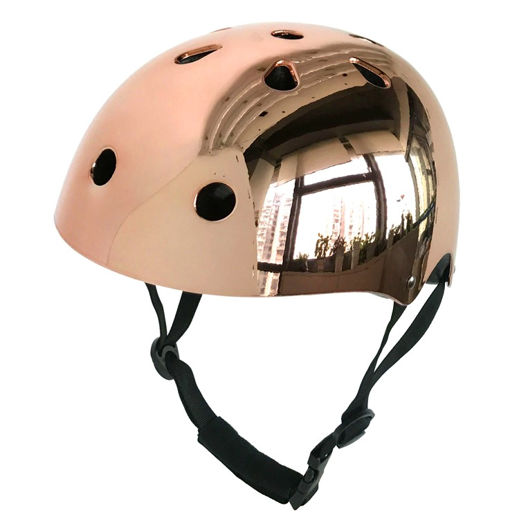 China Factory High-end Chrome skate helmet CE&CPSC skateboard helmet for sale manufacturer