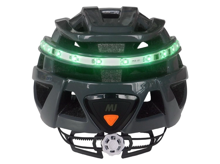 LED bike helmet supplier, smart LED cycling helmet with USB charger port