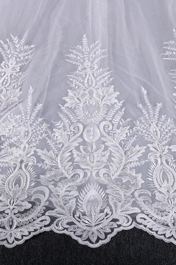 Vestido de novia 2019 último diseño vestido de novia marfil vestido de noiva con tren desmontable